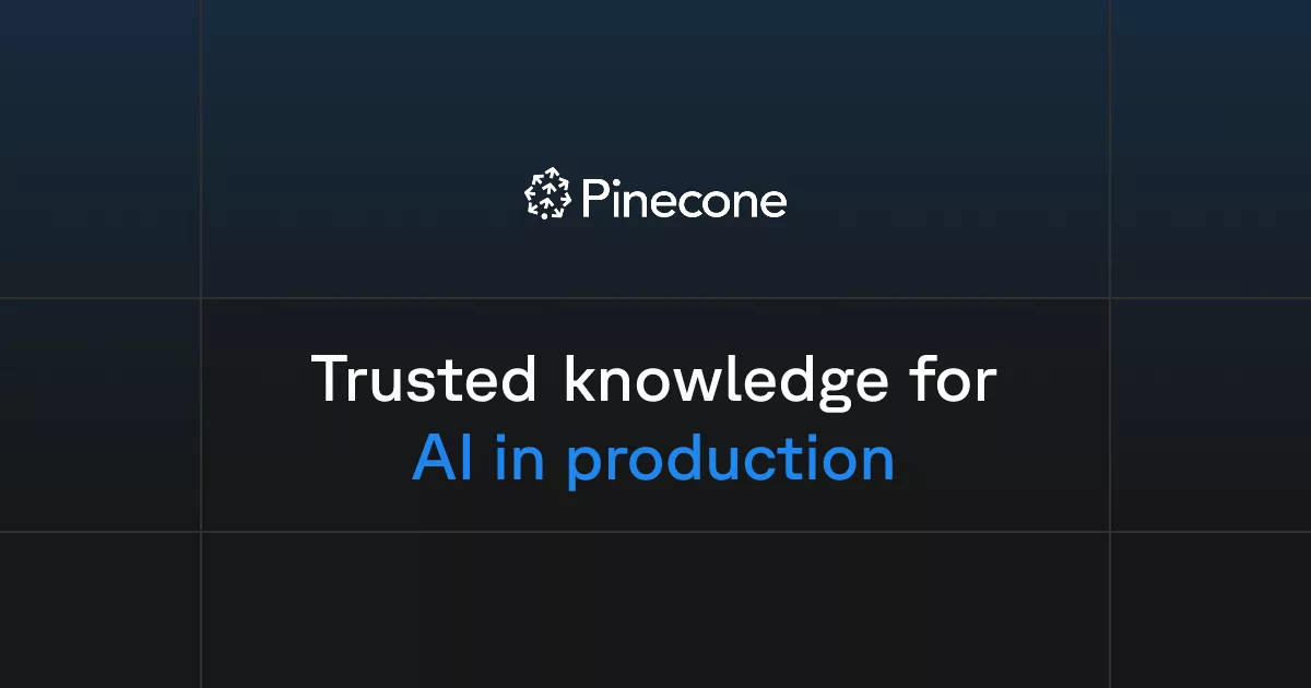 Pinecone 官方分享图